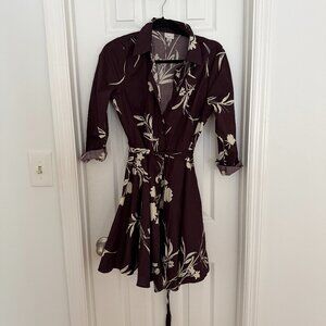 Dark purple dress, S